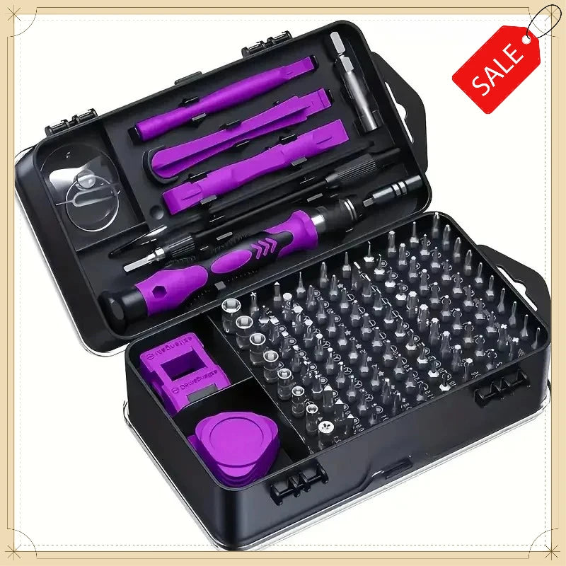 Repair Tool Kit 115 Pieces - precision screwdriver set