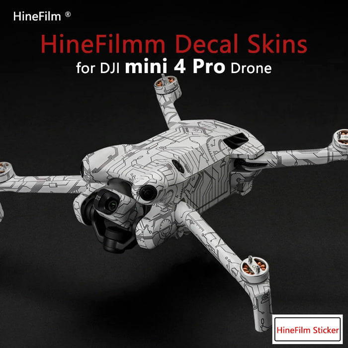 Vinyl Skin Wrap for DJI Mini 4 Pro, scratch protect decal