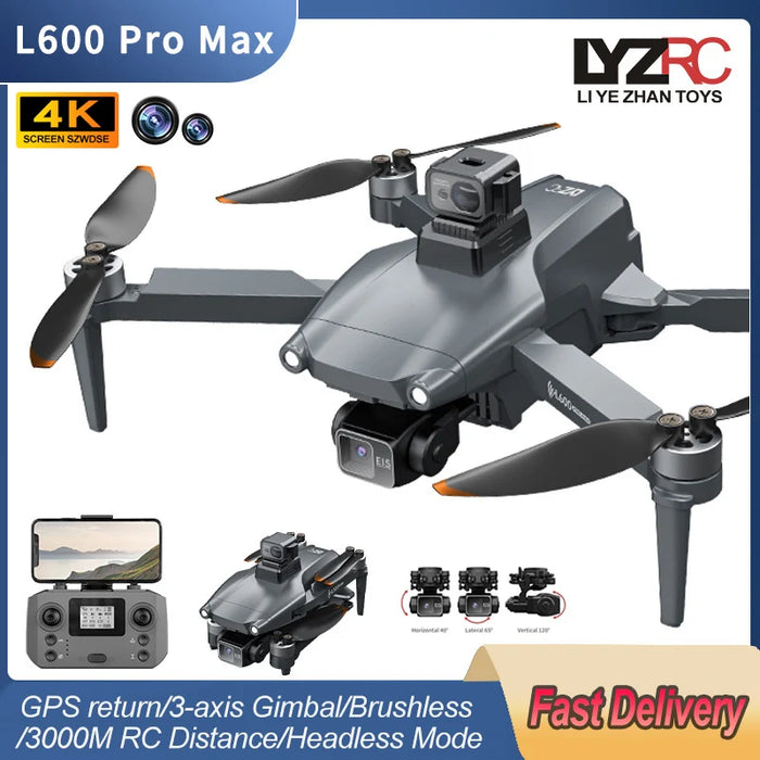 X19 PRO GPS Drone – 4K, 3-axis gimbal, 5G, obstacle avoidance