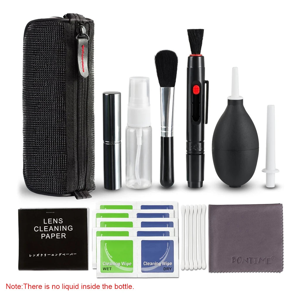 Professional Lens Cleaning Kit with Air Blower & Pen