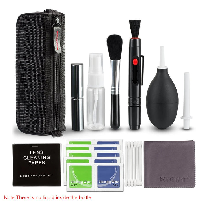 Professionelles Linsenreinigungsset mit Blasebalg und Stift