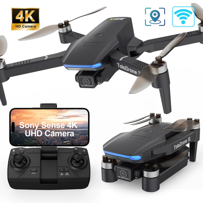 TD31 GPS Drone – 4K Camera, 5G WiFi FPV, Optical Flow, Brushless