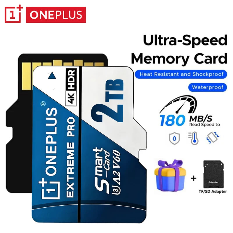 High Speed microSD Card 128GB U3 V30 A2, for 4K drones