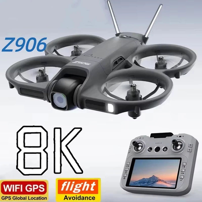 Z906 GPS Drone – 4K HD, 4,3" display remote, obstacle avoidance