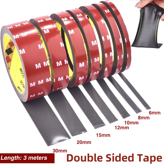 Extra Strong Double Sided Acrylic Tape, 3 m roll
