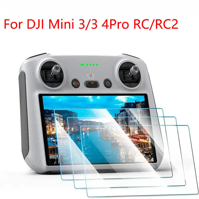 HD Tempered Glass Film for DJI Mini 4 Pro controller screen