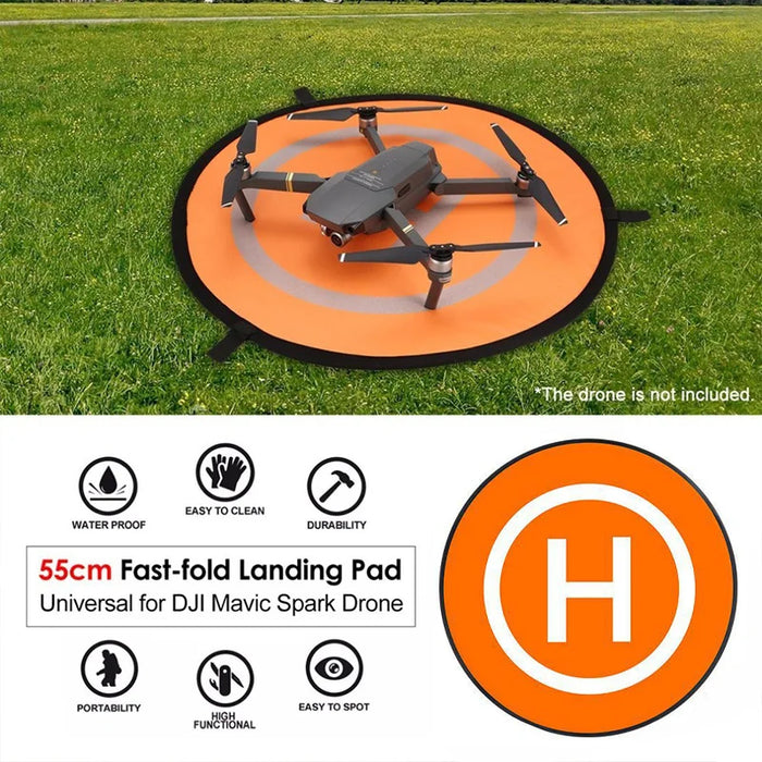 Universal Drohnen-Landepad 55 cm – faltbar, wasserdicht, doppelseitig