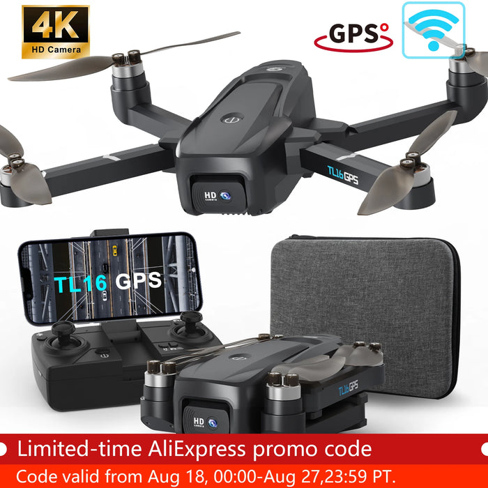 TL16 GPS Drone – 4K Camera, 50x Zoom, 5G FPV, Brushless, faltbar