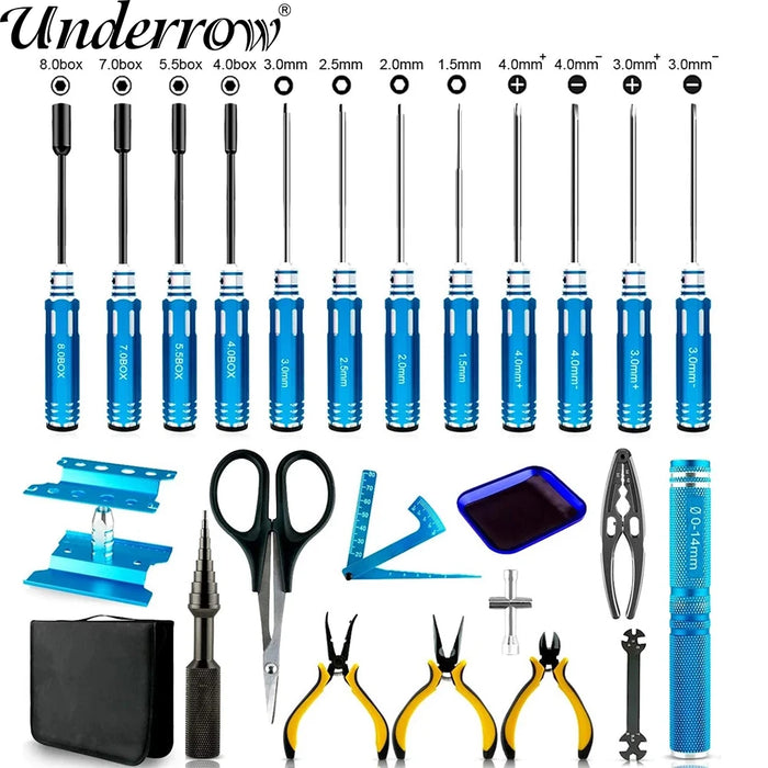 RC Hex Screwdriver Tool Kit 24 in 1 for drones and RC