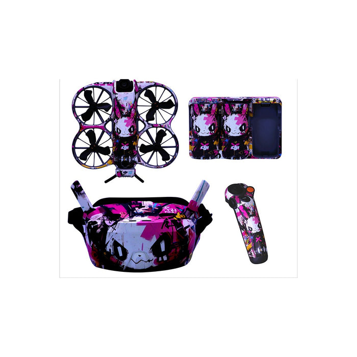 Skin für DJI Neo 2 Fly More Combo, PVC Decal Set für Drohne, Goggles und Motion Controller