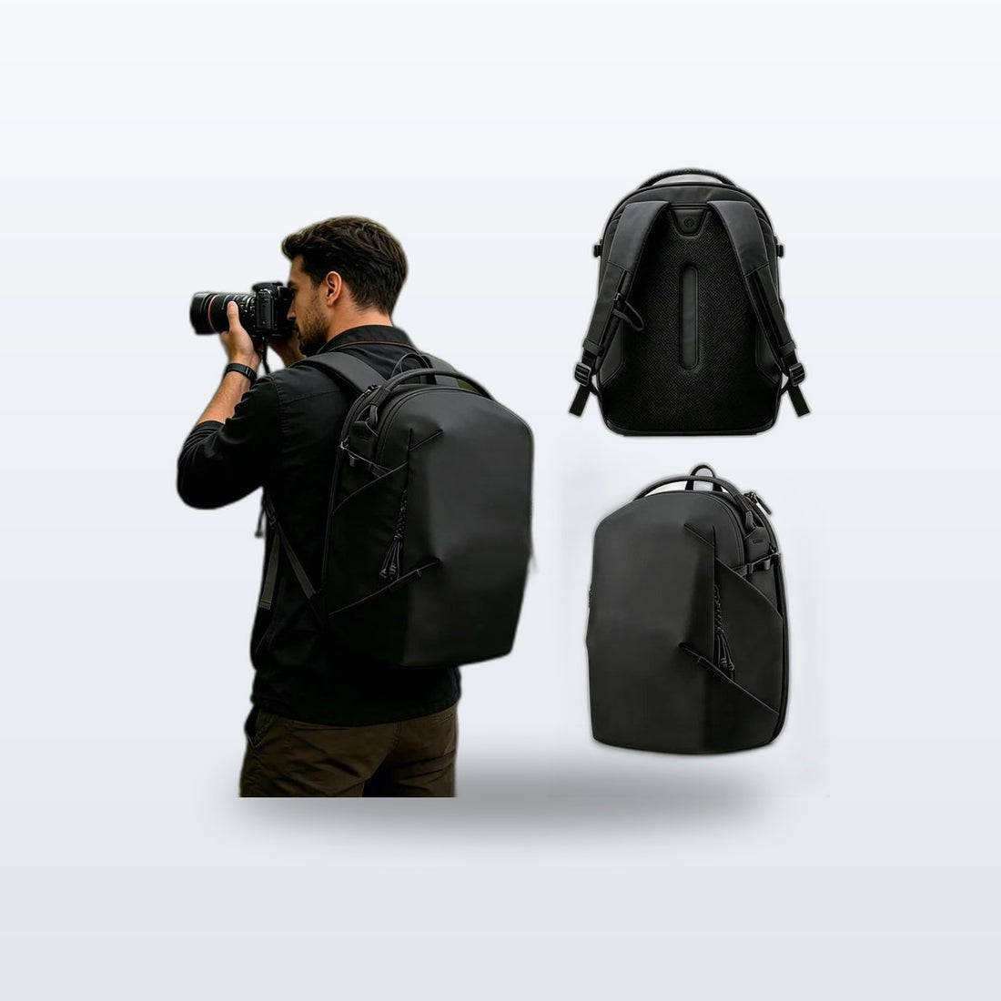 Photo Backpack 16 to 22 L, padded for drone, camera & accessories