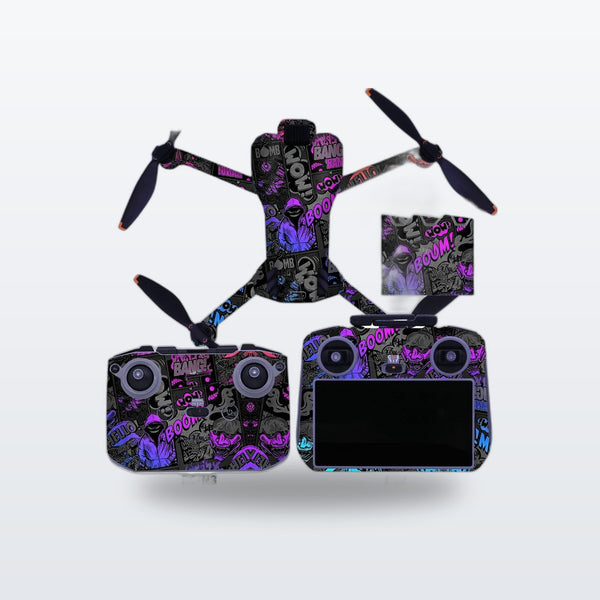 Colorful Decal Sticker Set for DJI Mini 5 Pro, waterproof