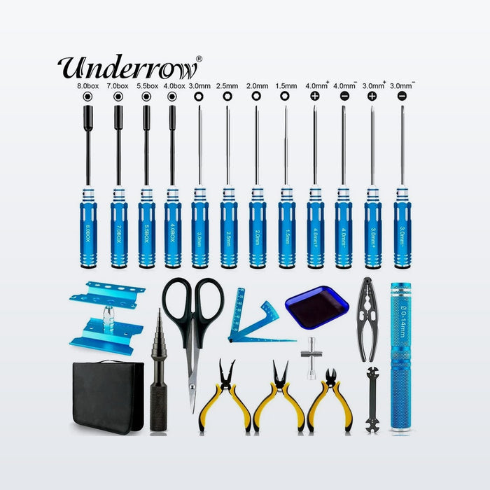 RC Hex Screwdriver Tool Kit 24 in 1 for drones and RC